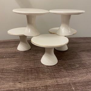 Set of 5 Small Round Cake Stands